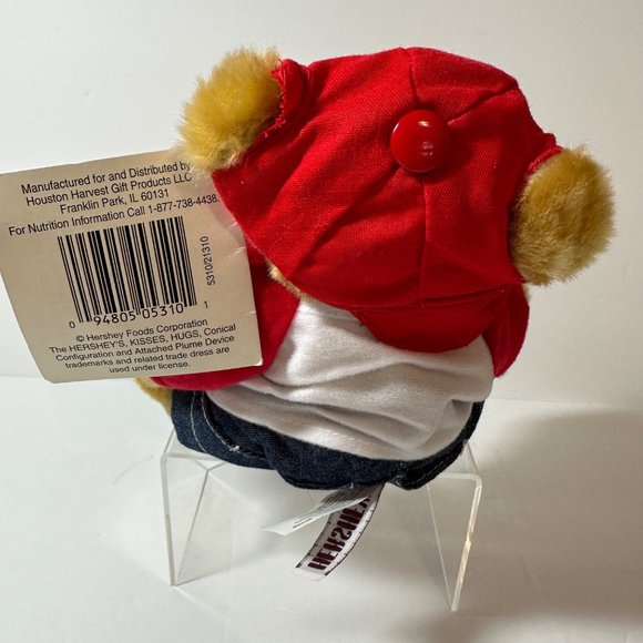 Hershey Kisses I Love Hugs6" Seated Plush Bear Chocolate Not Included - Picture 3 of 10